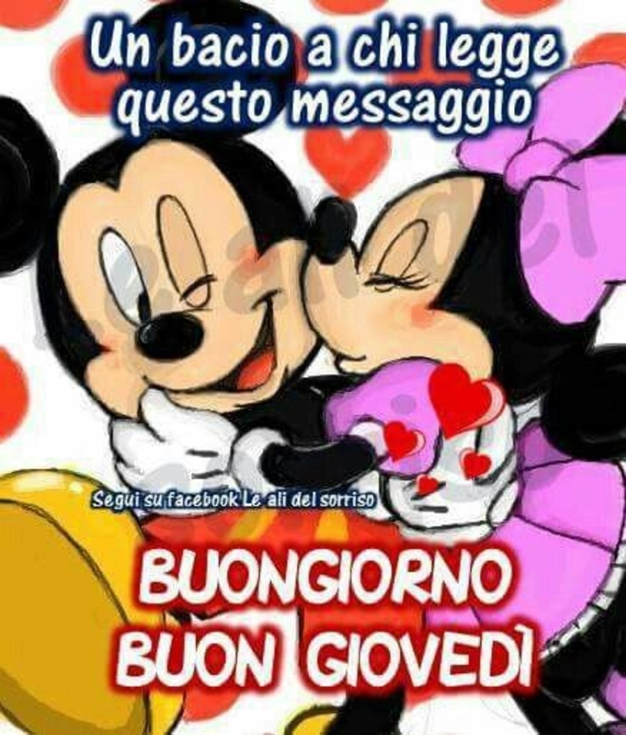 Buon Giovedi Topolino E Minnie Immaginifacebook It