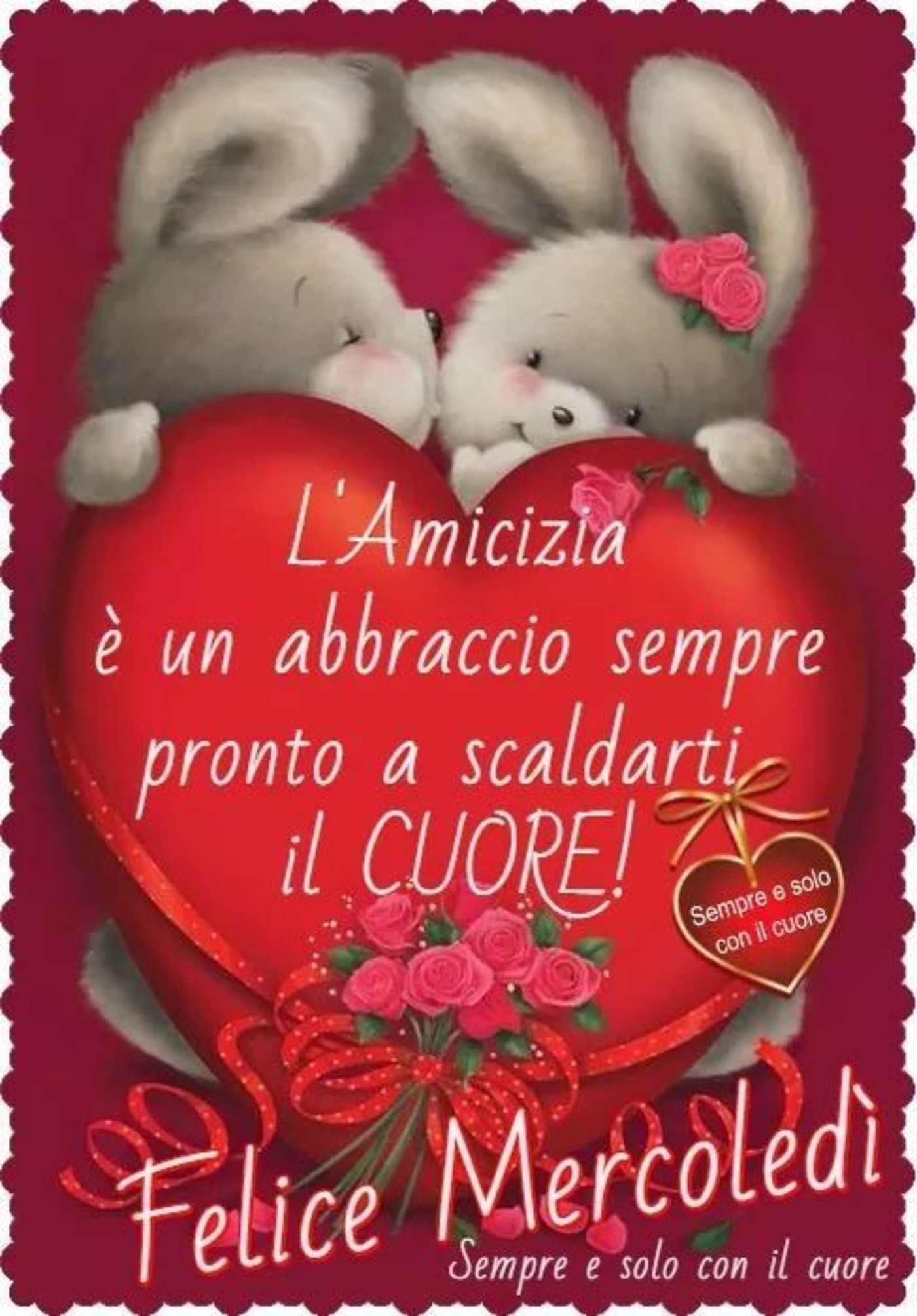 Buon Mercoledi Con Frase Sull Amicizia Immaginifacebook It