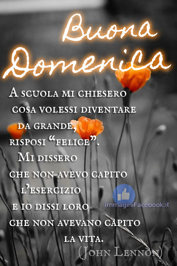 Buona Domenica Frasi Bellissime Immaginifacebook It