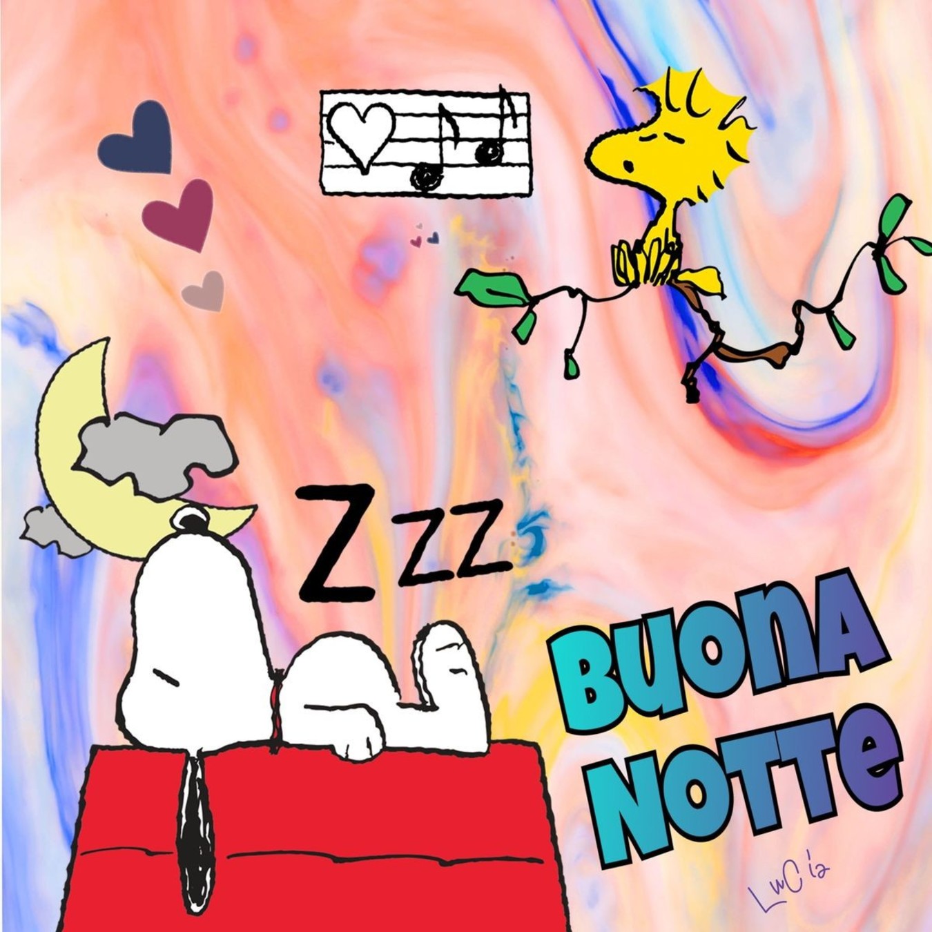 Buona Notte Snoopy
