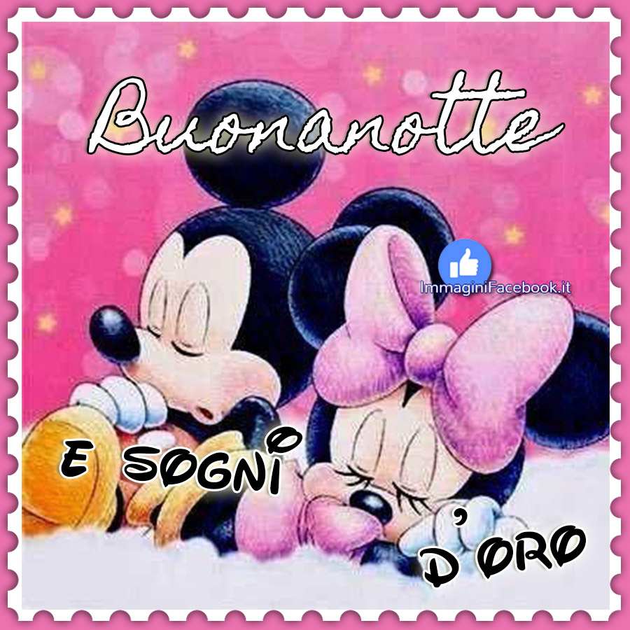 Buonanotte e sogni d'oro Disney