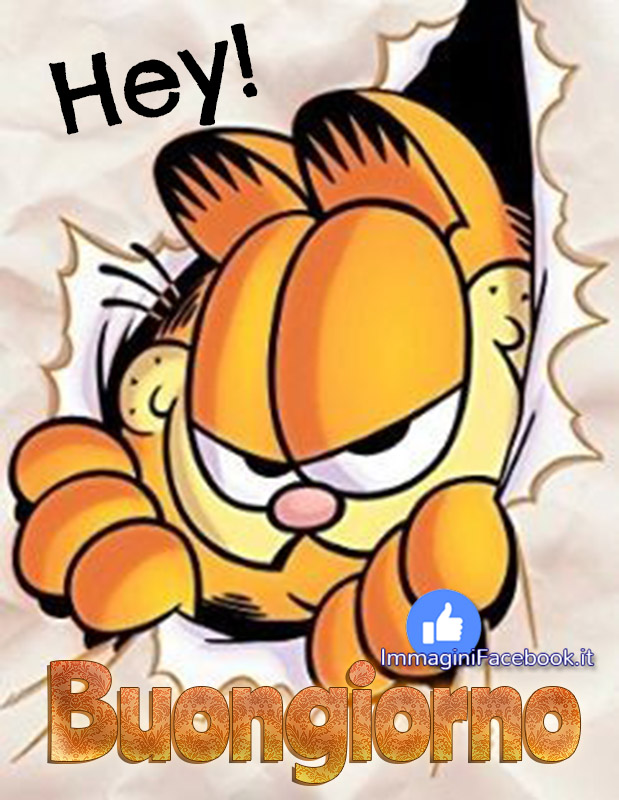 Immagini Buongiorno con Garfield