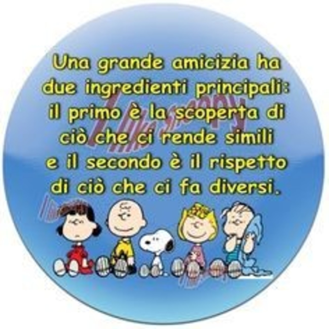 Immagini Snoopy e l'amicizia