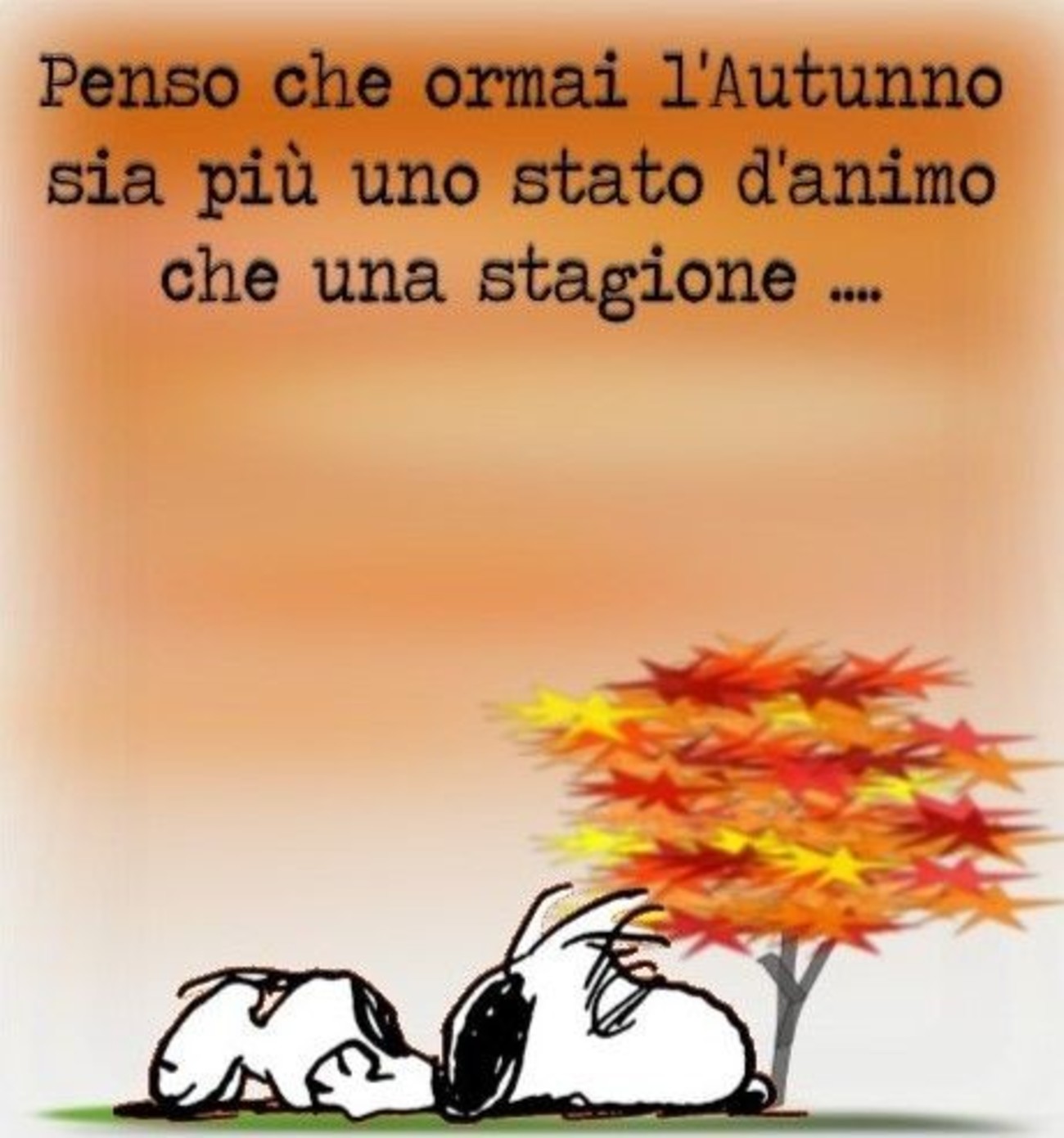 Immagini Snoopy e l'autunno
