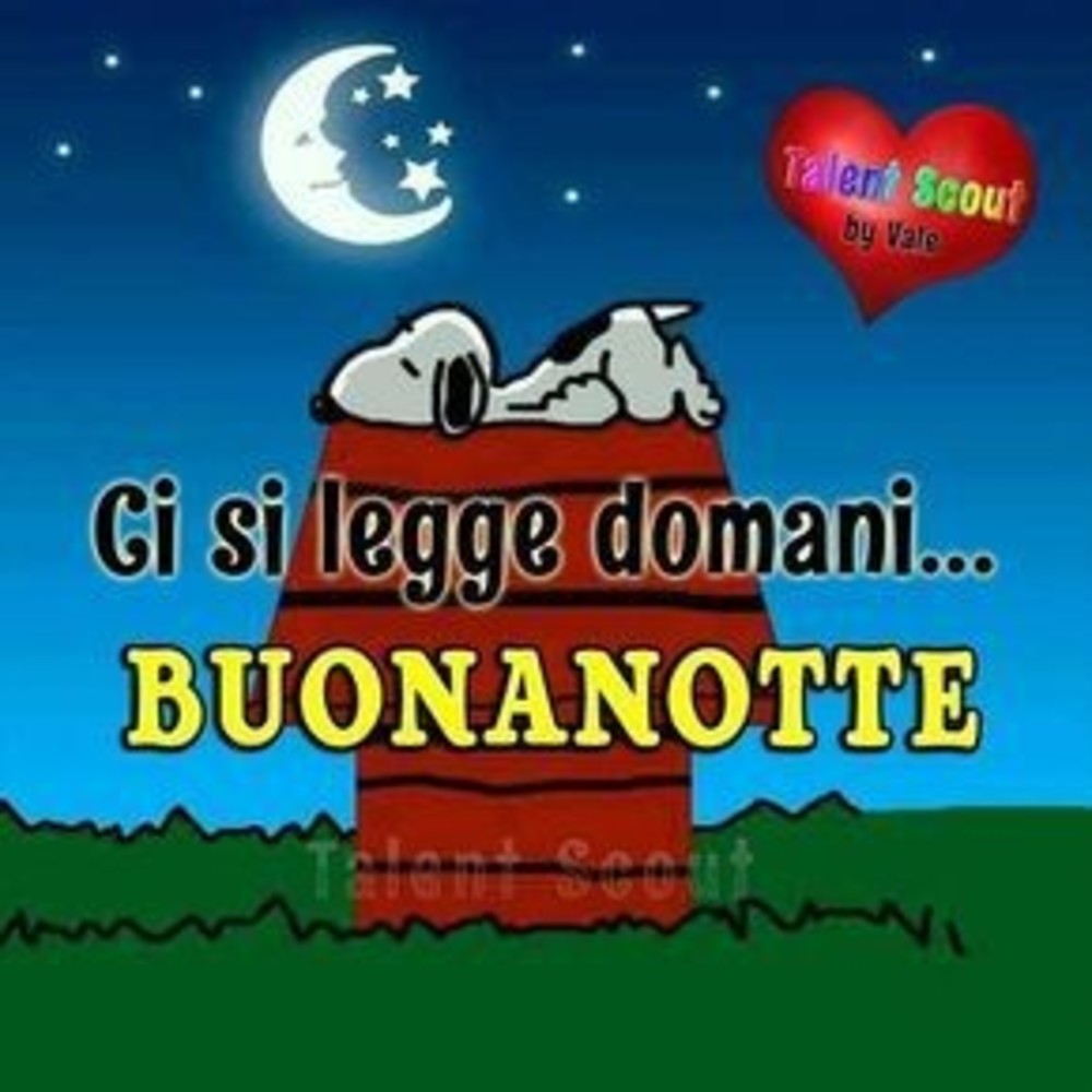 Ci si legge domani Buonanotte