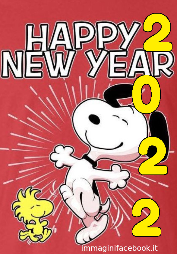 Happy New Year 2022 Snoopy
