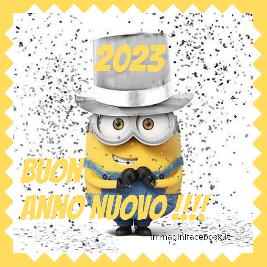 Buon Anno Nuovo 2023 dai Minions